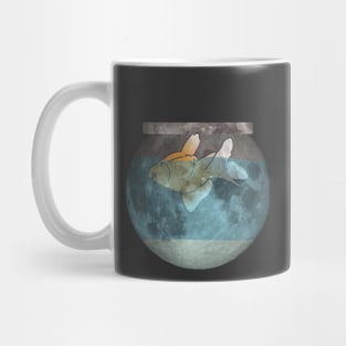 Gold on the Moon Mug